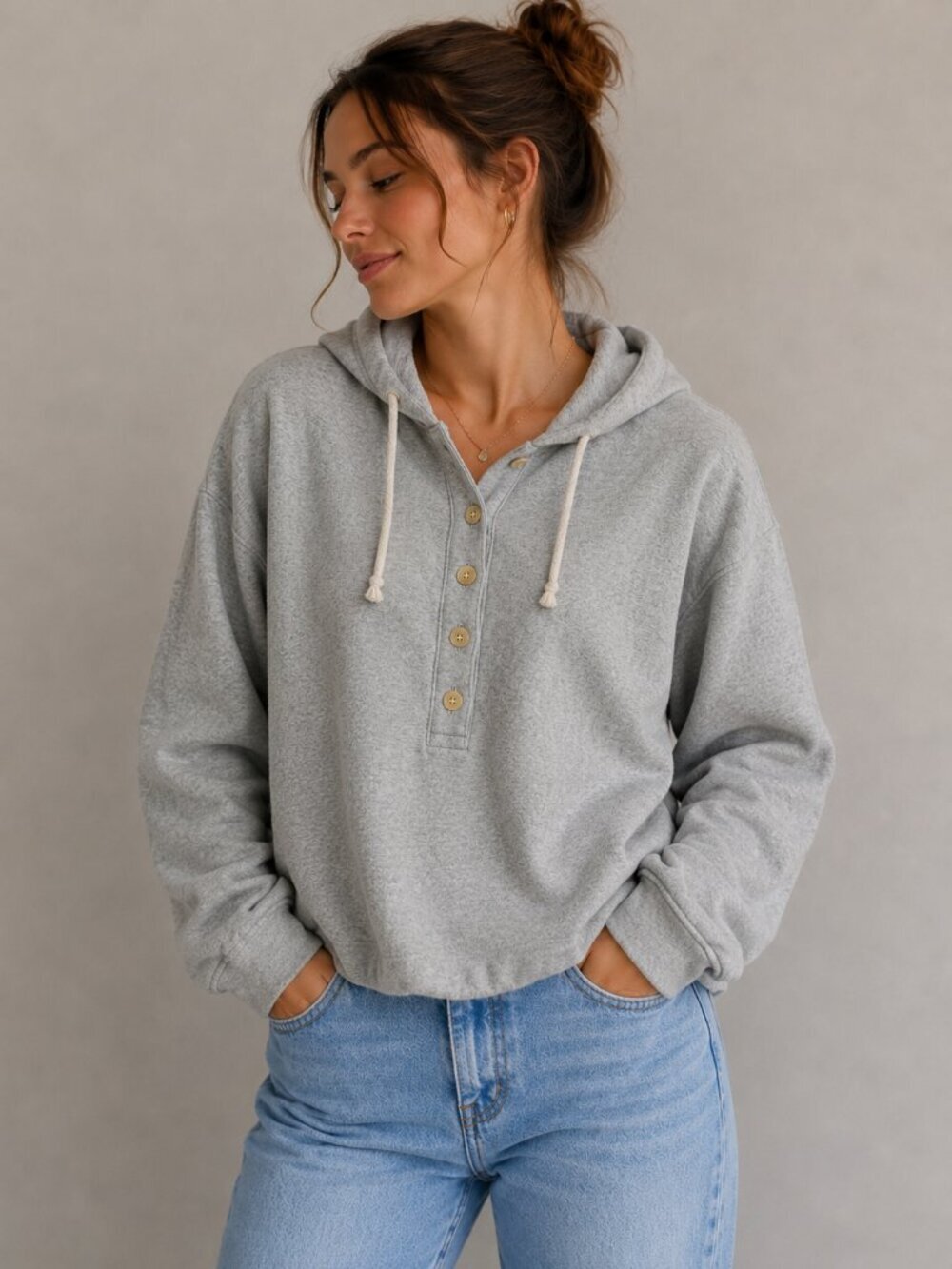 Aerie grey small hoodie